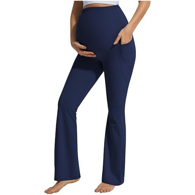 Yoga Maternity Pants Supplier - High Waist Solid Color Casual Elastic Waist Leggings