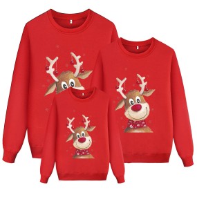 Baby Christmas Wear Manufacturer - Long Sleeve T-shirt Christmas Hat Letter Printing