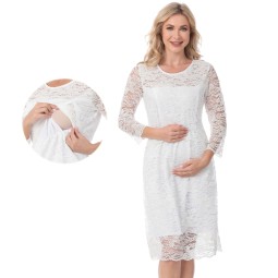 Maternity Dress Manufacturer - Wholesale Lace Breastfeeding Dresses Plus Size