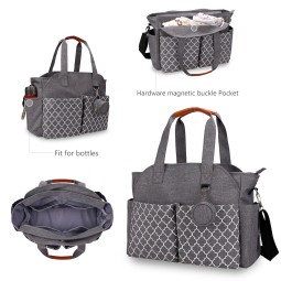 Mommy Backpack Supplier - Large Capacity Portable Travel Nappy Diaper Bag