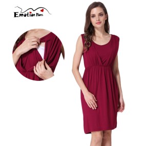 Summer Maternity Dress Factory - Comfortable Stretch Loose Breastfeeding Wear