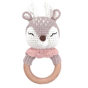 Crochet Rattles Factory - Handmade Teddy Bear Teething Soothing