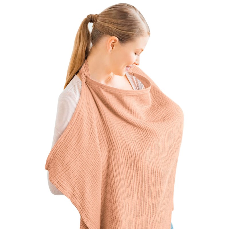 Nursing Cover Supplier - Muslin Cotton Soft Breast Feeding Cover
