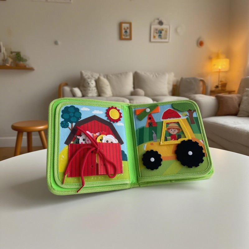 Busy Board Supplier - Foldable Felt Autism Educational Toy