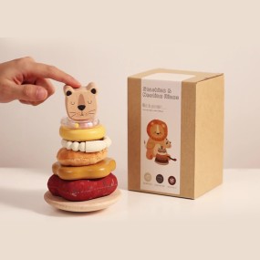 Balance Stones Factory - Wooden Stacking Balancing Kids Toy