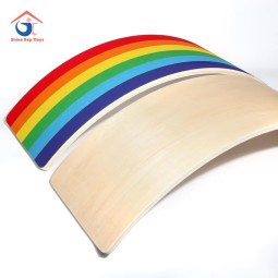 Rocking Chair Supplier - Rainbow Wooden Climbing Frame Sport