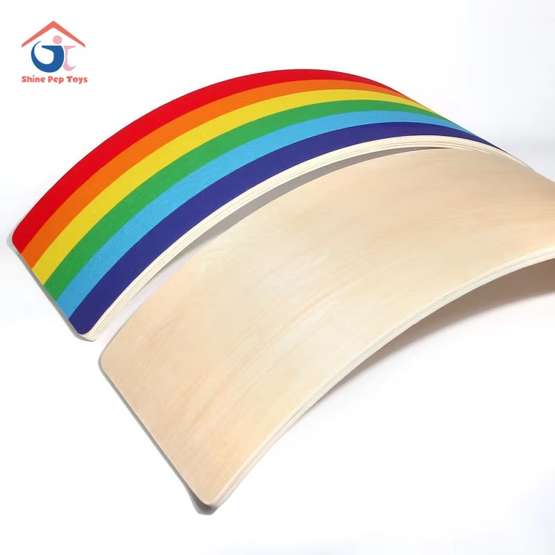 Rocking Chair Supplier - Rainbow Wooden Climbing Frame Sport