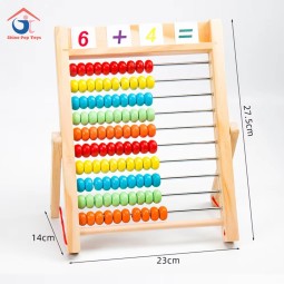 Calculation Stand Factory - Wooden Abacus Montessori Counting Toy