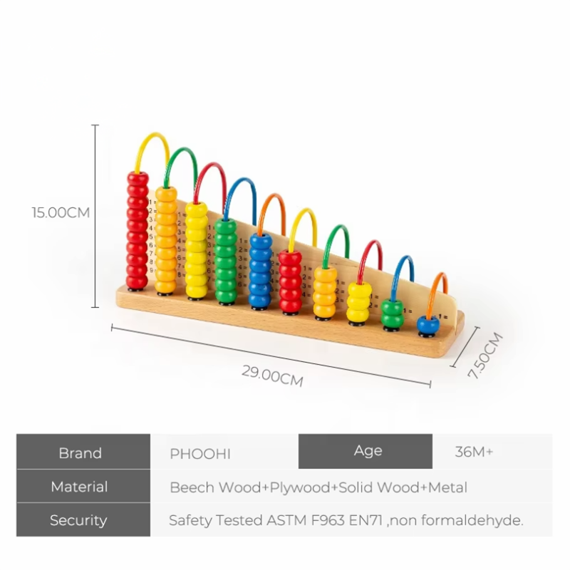 Abacus Supplier - Wooden Beads Counting Number Educational Toy