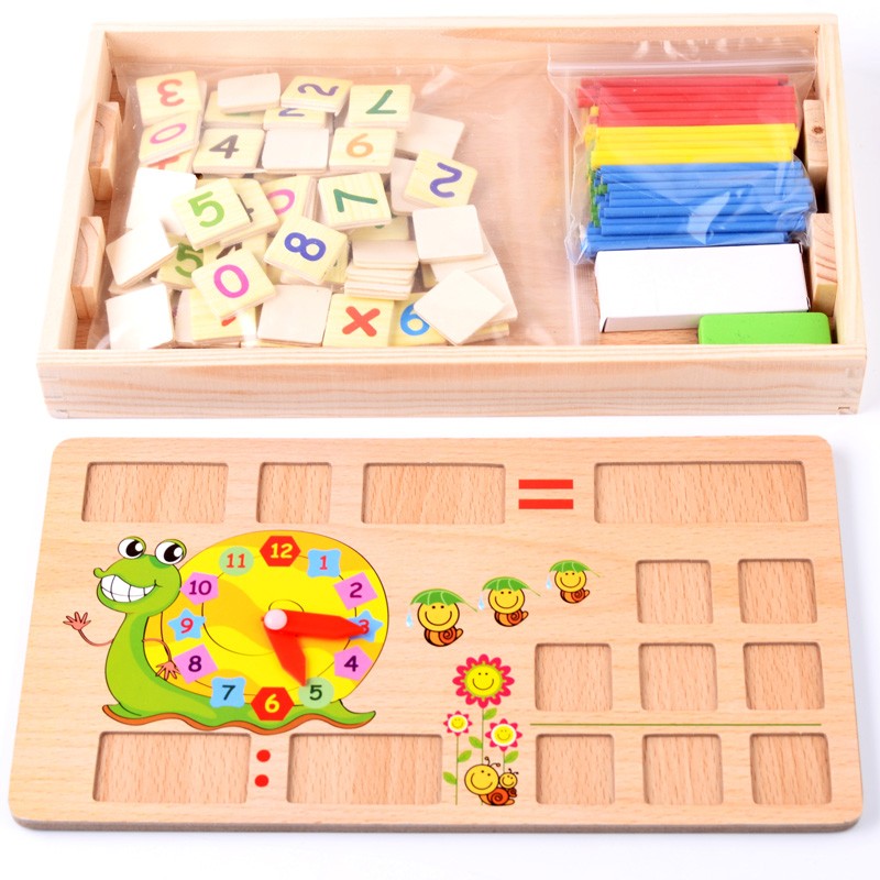Computing Box Manufacturer - 2-in-1 Puzzle Drawing Board Math Toy