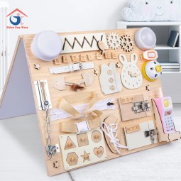 Travel Toy Supplier - 2-in-1 LED Light Toolbox Busy Board