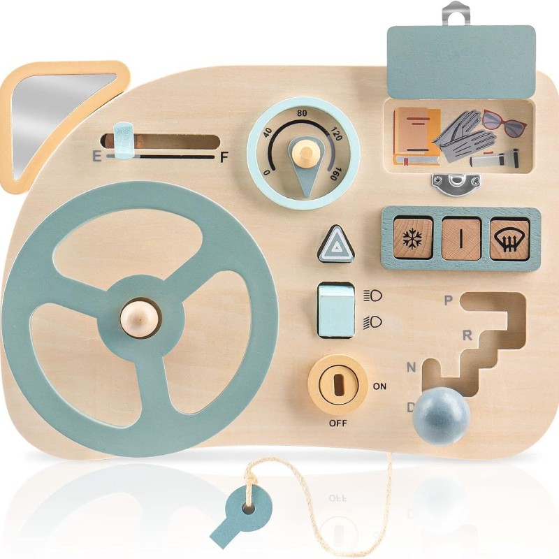 Busy Board Supplier - Car Steering Wheel Simulated Driving Toy