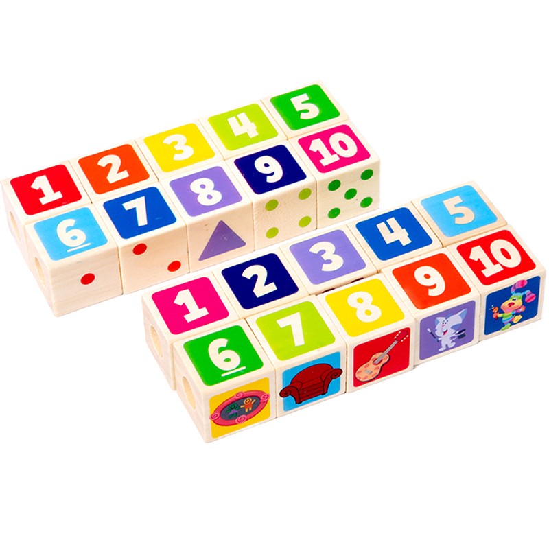 Building Blocks Supplier - Solid Wood Figures Playhouse Pretend Toy