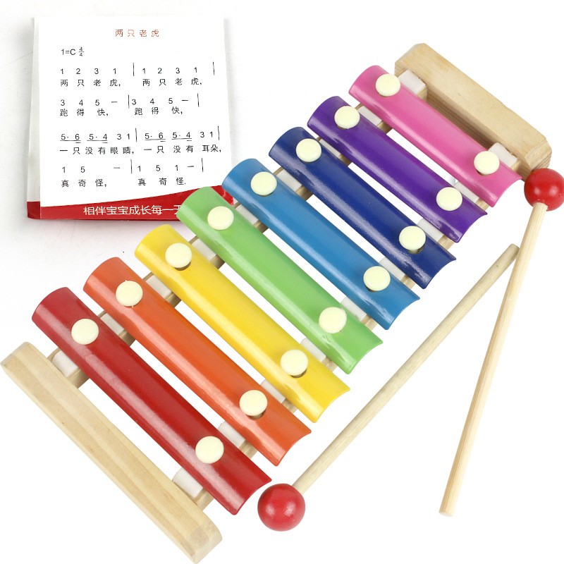 Music Set Supplier - 5pcs Bear Percussion Piano Learning Toy