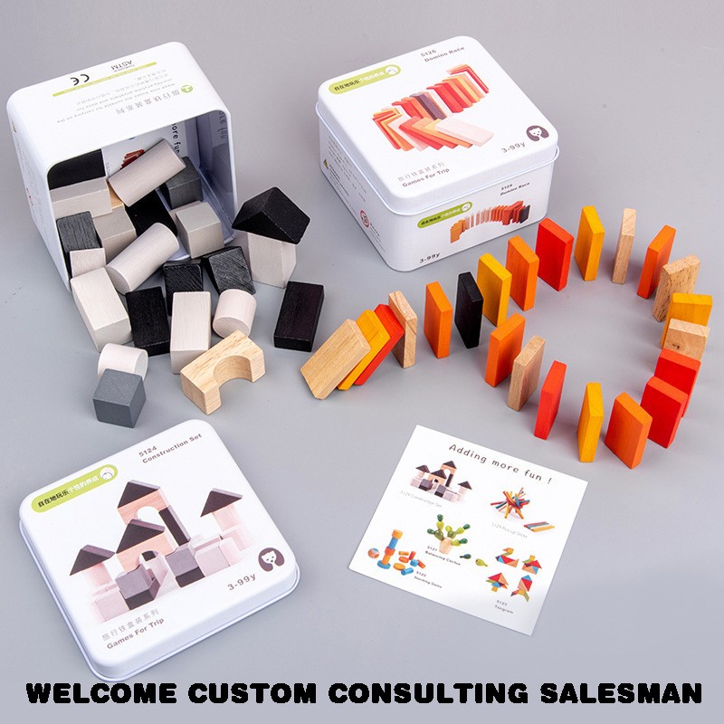 Bead Stringing Game Factory - Shapes Patterns Building Block Toy