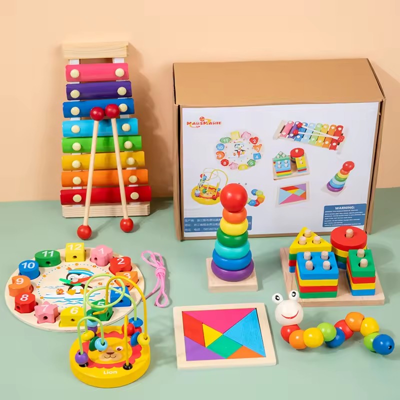 Xylophone Toy Manufacturer - Cognitive Board Puzzle 11 Types Set