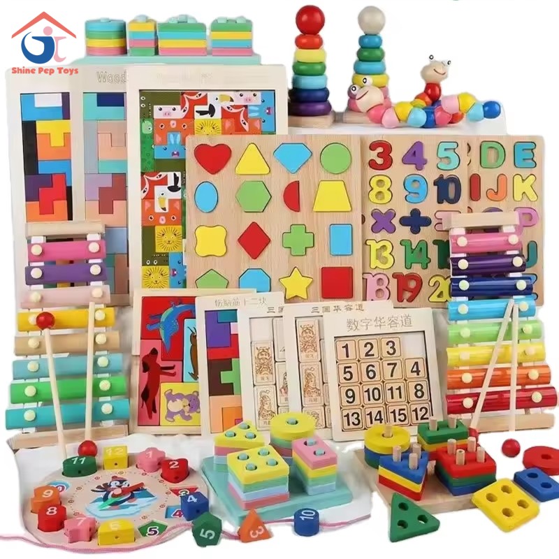 Montessori Teaching Factory - Wooden Manual Furniture Sensory Toy
