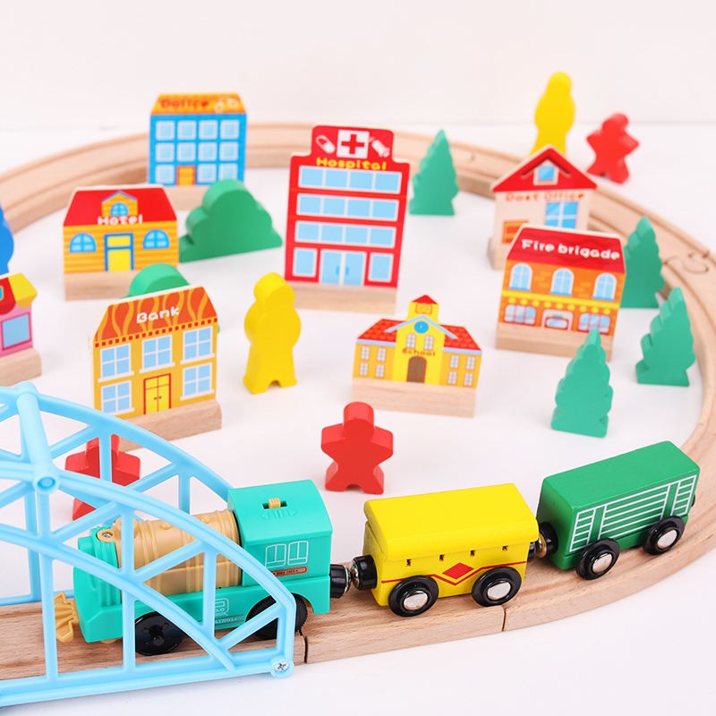 Ball Track Supplier - Roller Wooden Blocks Intellectual Development