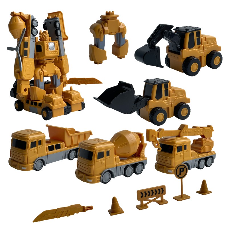 Engineering Car Supplier - DIY Transformation Construction Vehicle