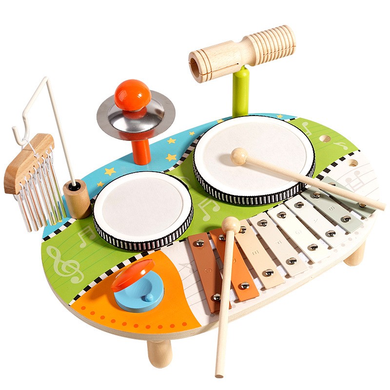 Bear Piano Factory - Multi-Functional Wooden Early Educational