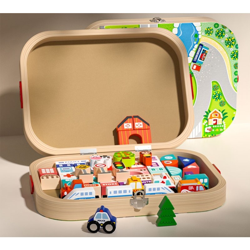 Slide Ramp Car Supplier - Early Educational Vehicle Train Slot