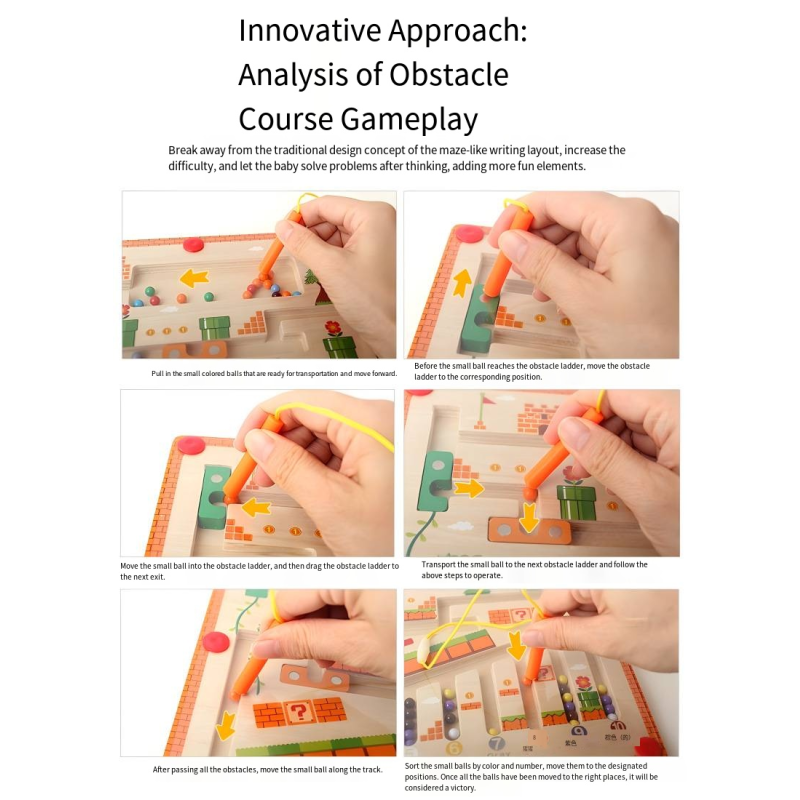 Counting Puzzle Supplier - Color Classification Beads Mathematics