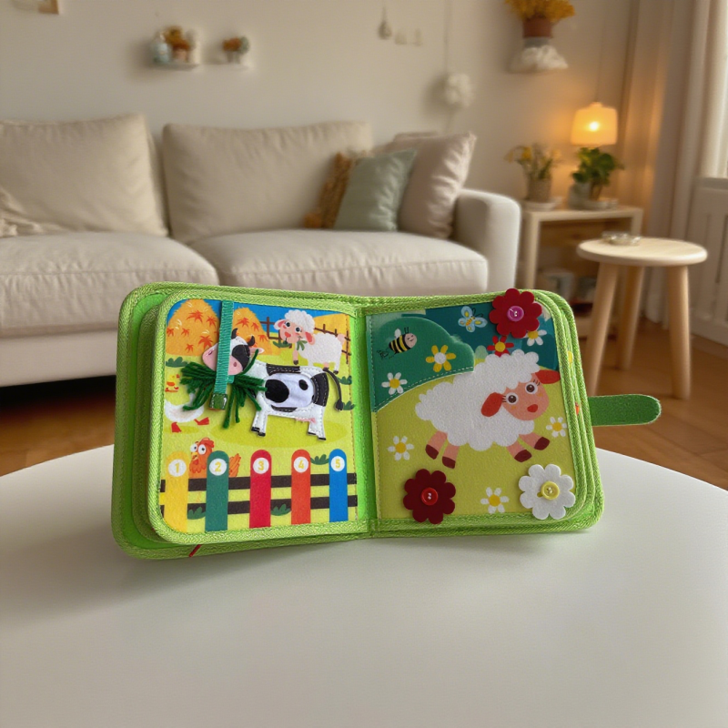 Busy Book Manufacturer - Plane Car Travel Buckle Training Game