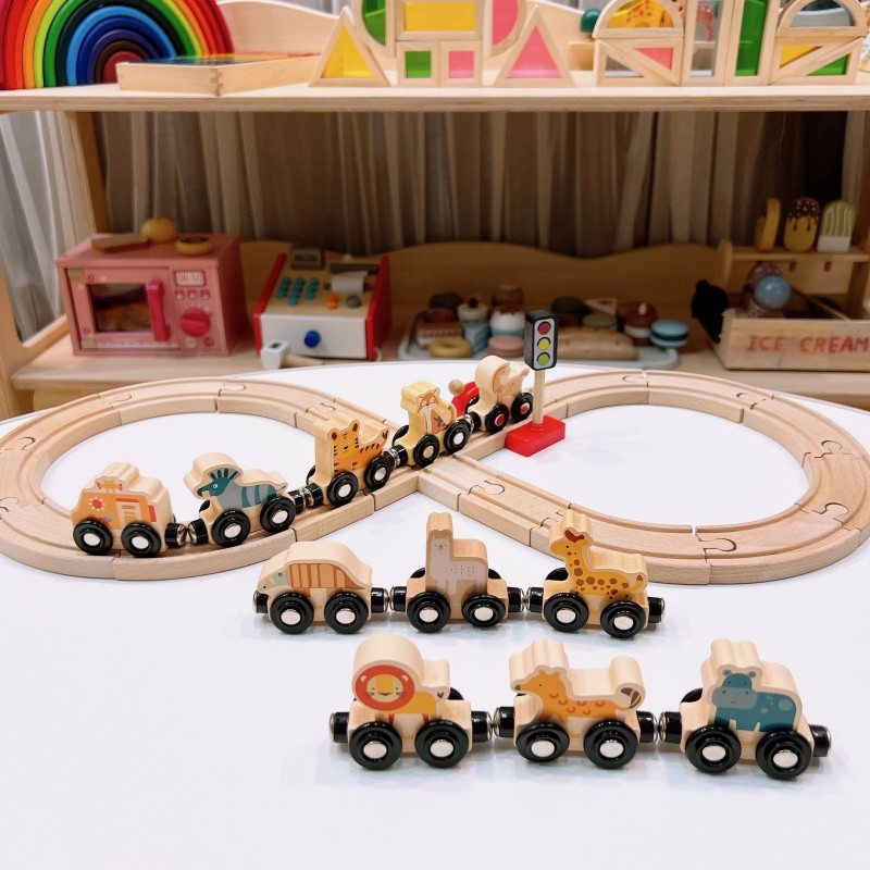 Wooden Train Set Manufacturer - Assembly Railway Track Toys