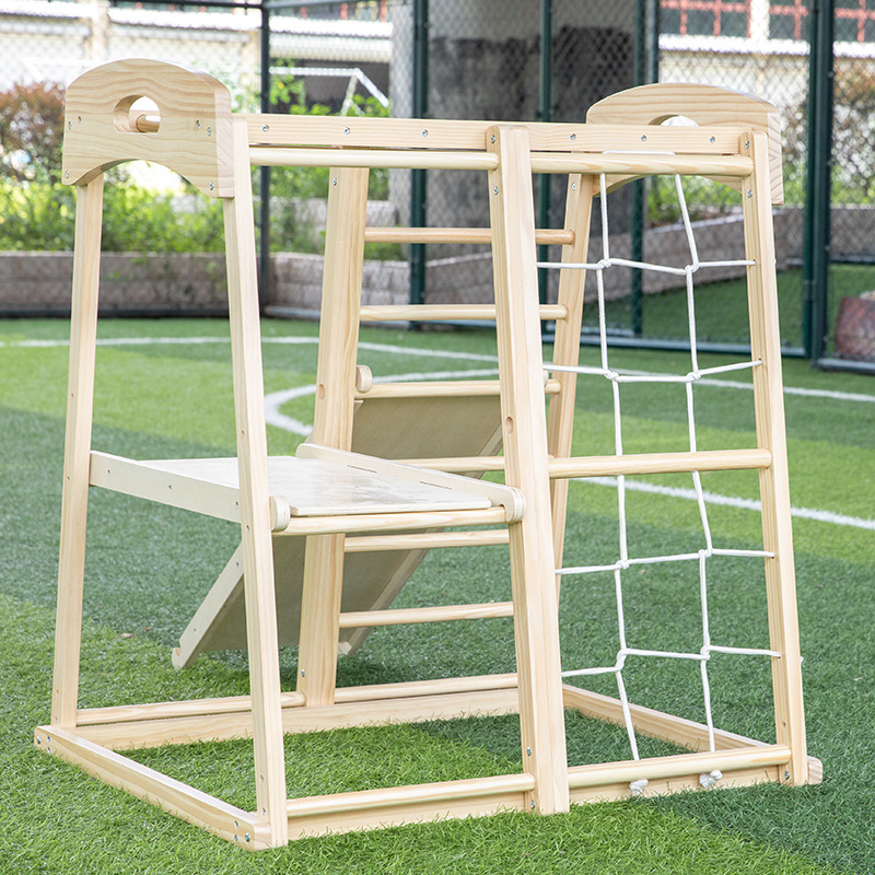 Climbing Arch Supplier - Rainbow Rocking Chair Montessori Set