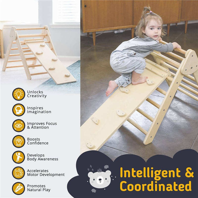 Wooden Play Set Supplier - Outdoor Large Climbing Equipment Frame