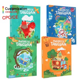 Wood Puzzle Supplier - Colorful Shape Tangram Learning Game