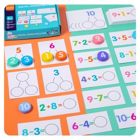 Math Board Factory - Wooden Alphabet Learning Puzzle Toy