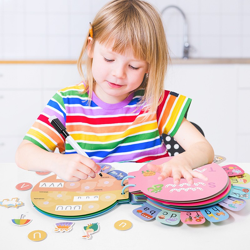 Tracing Books Manufacturer - Kindergarten Erasable Exercises Puzzle