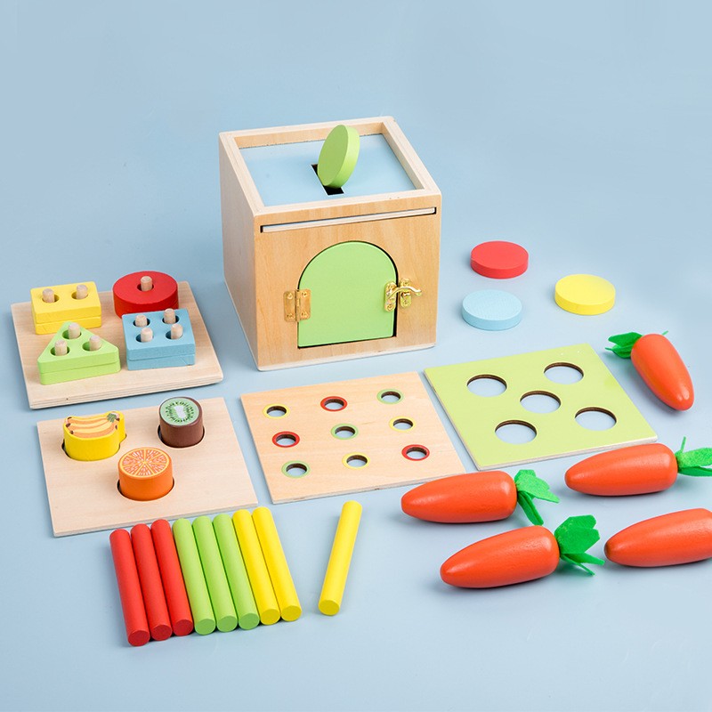 Intelligence Box Supplier - 6-in-1 Montessori Lock Pulling Carrot