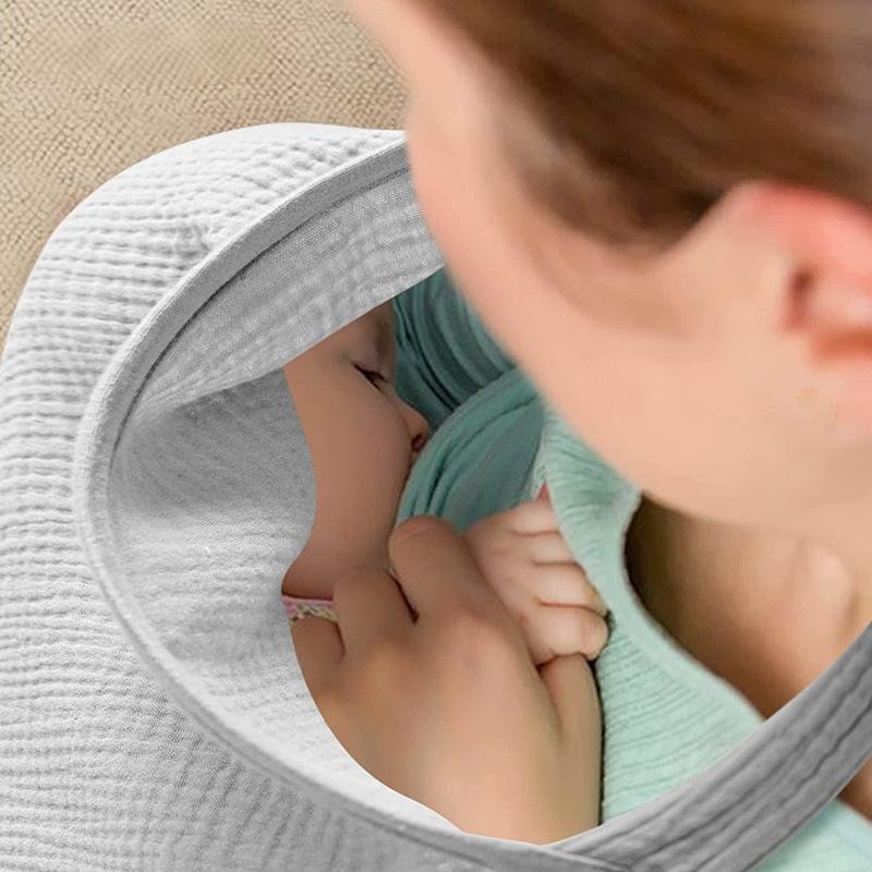Nursing Cover Supplier - Muslin Cotton Soft Breast Feeding Cover