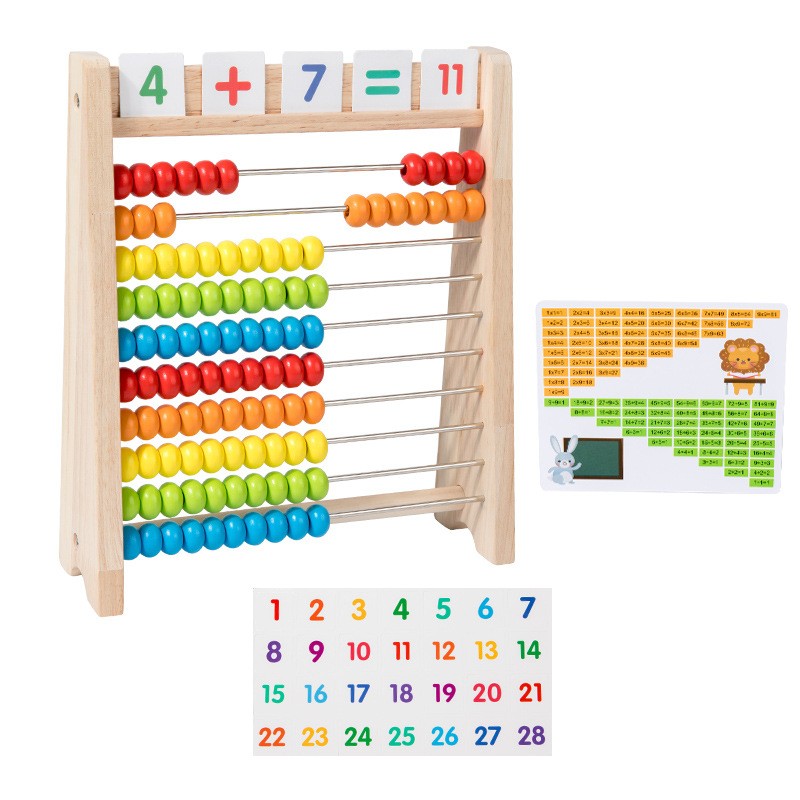 Wooden Abacus Factory - Number Counting Calculating Game Toy