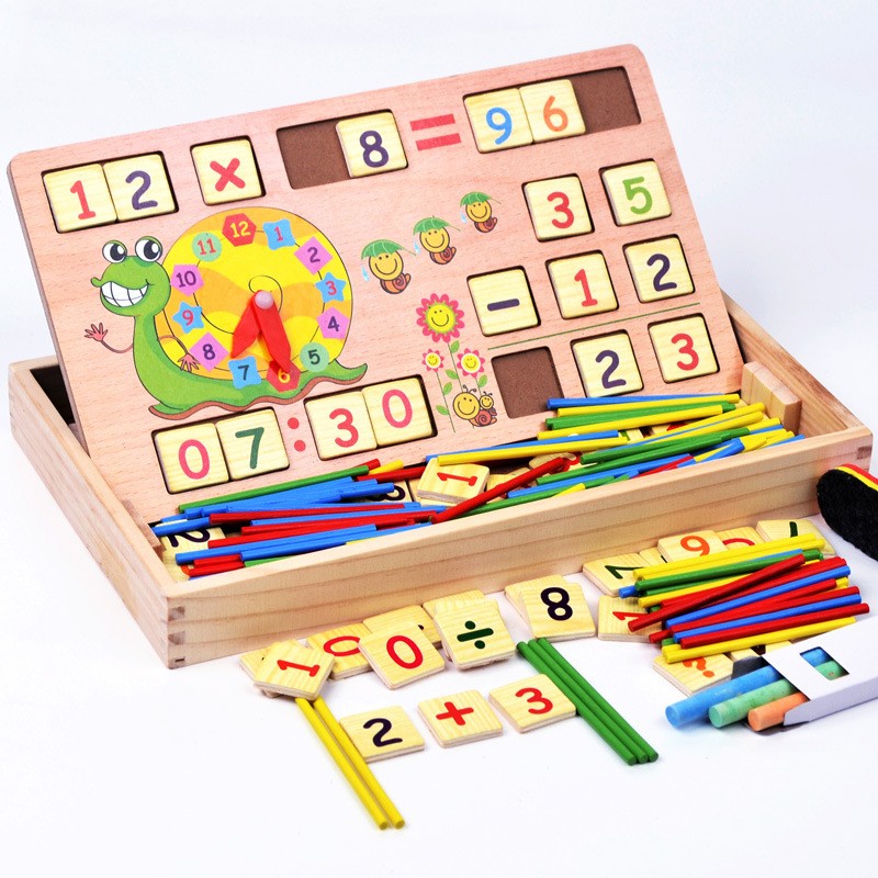 Computing Box Manufacturer - 2-in-1 Puzzle Drawing Board Math Toy