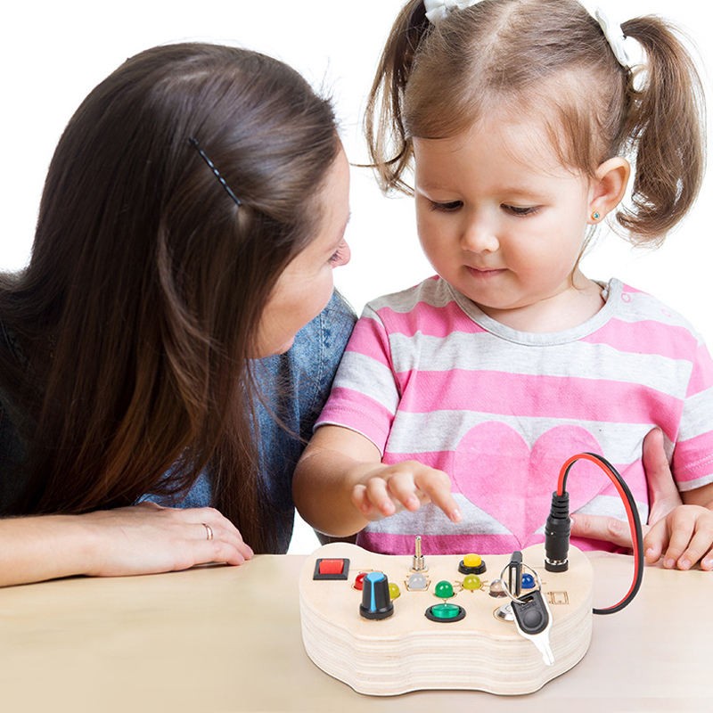 Sound Light Busy Board Factory - Switch Button Cognitive Toys