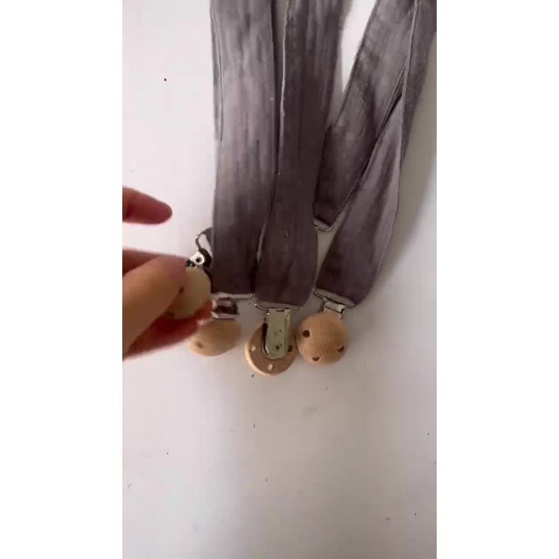 Pacifier Chain Manufacturer - Handmade Beech Wood Clip Holder