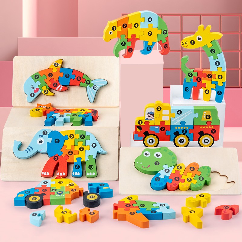 Animal Puzzle Manufacturer - Montessori Educational Block Puzzles