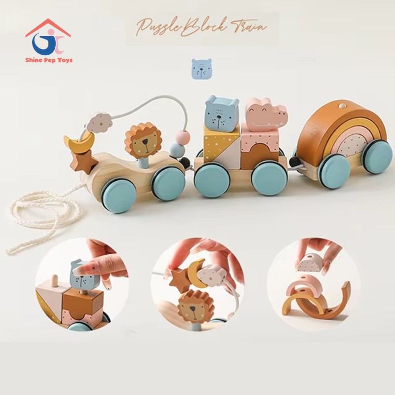 Dragging Car Toys Supplier - Wooden Preschool Early Learning Toy