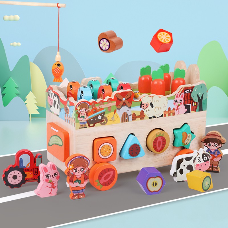 Farm Toy Manufacturer - Animal Car Shape Matching Fishing Game