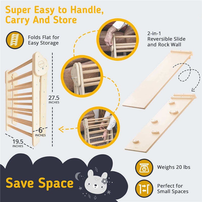 Wooden Play Set Supplier - Outdoor Large Climbing Equipment Frame