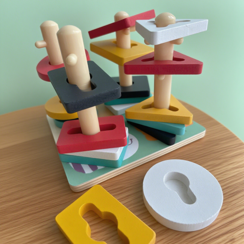 Building Block Sets Factory - DIY Archimedes Wood Educational Toy