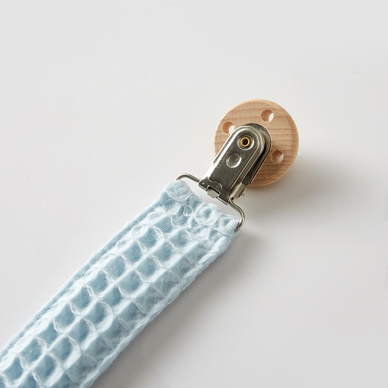 Pacifier Clip Supplier - Waffle Cotton Anti-drop Dummy Chain