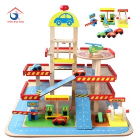 Railway Car Set Factory - DIY Assembly Wooden Track Educational