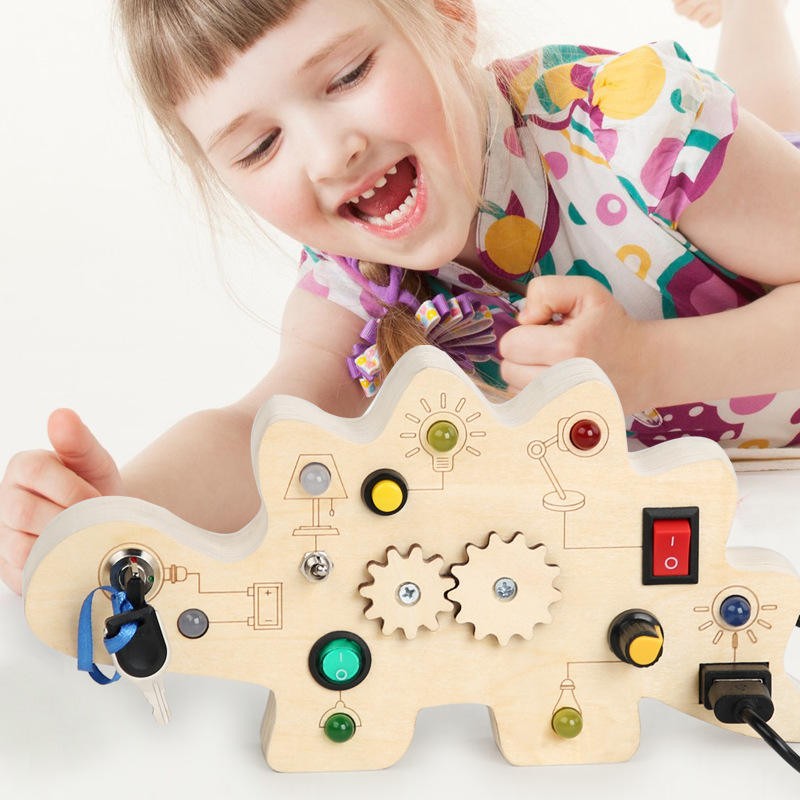 Busy Box Manufacturer - Unisex LED Light Sensory Activity Board