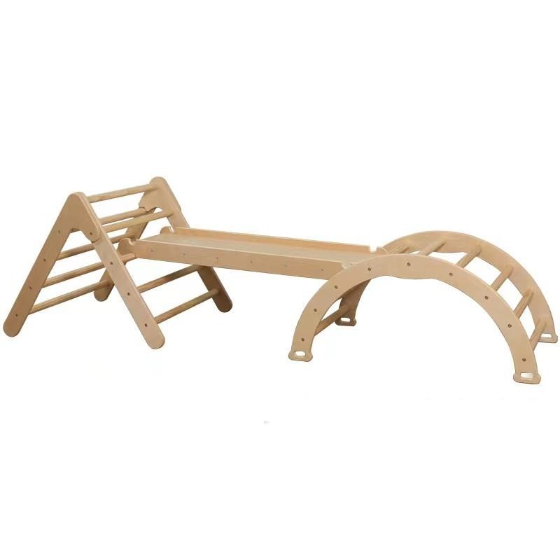 Climbing Frame Manufacturer - Montessori Pickler Triangle Gym Set