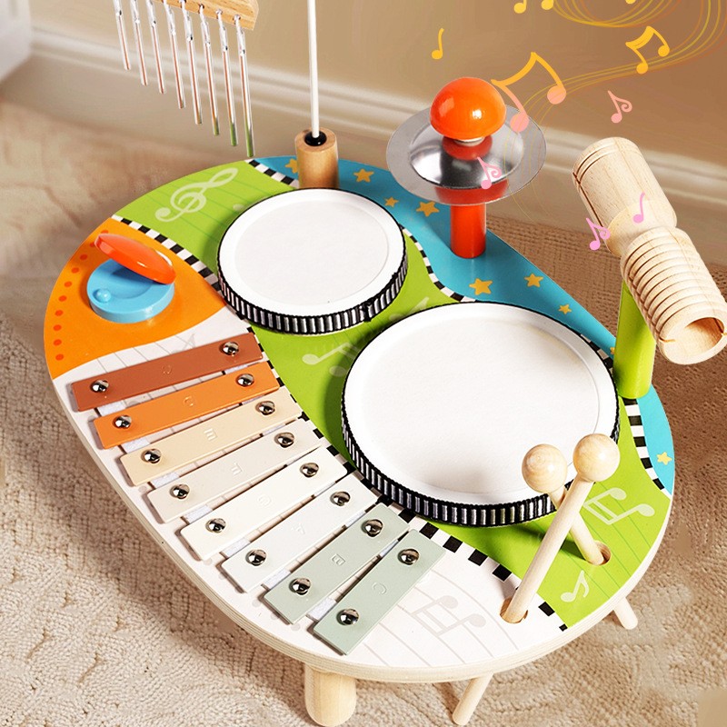 Bear Piano Factory - Multi-Functional Wooden Early Educational