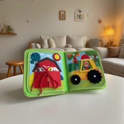 Busy Book Manufacturer - Plane Car Travel Buckle Training Game